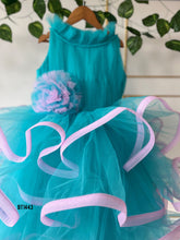 Load image into Gallery viewer, BT1443 Aquatic Serenade Ribbon Cascade Dress for Joyful Celebrations