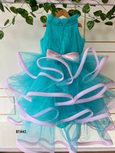 Load image into Gallery viewer, BT1443 Aquatic Serenade Ribbon Cascade Dress for Joyful Celebrations