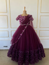 Load image into Gallery viewer, BT1855 Majestic Mauve Mommy & Me Gowns - Elegance for Two!