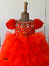 Load image into Gallery viewer, BT1859 Sunset Bloom - Vibrant Party Frock
