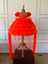 Load image into Gallery viewer, BT1859 Sunset Bloom - Vibrant Party Frock