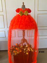 Load image into Gallery viewer, BT1859 Sunset Bloom - Vibrant Party Frock