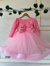 Load image into Gallery viewer, BT1654 Enchanting Pink Sequin Party Dress for Little Princesses