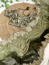 Load image into Gallery viewer, Soft Georgette Silk Saree