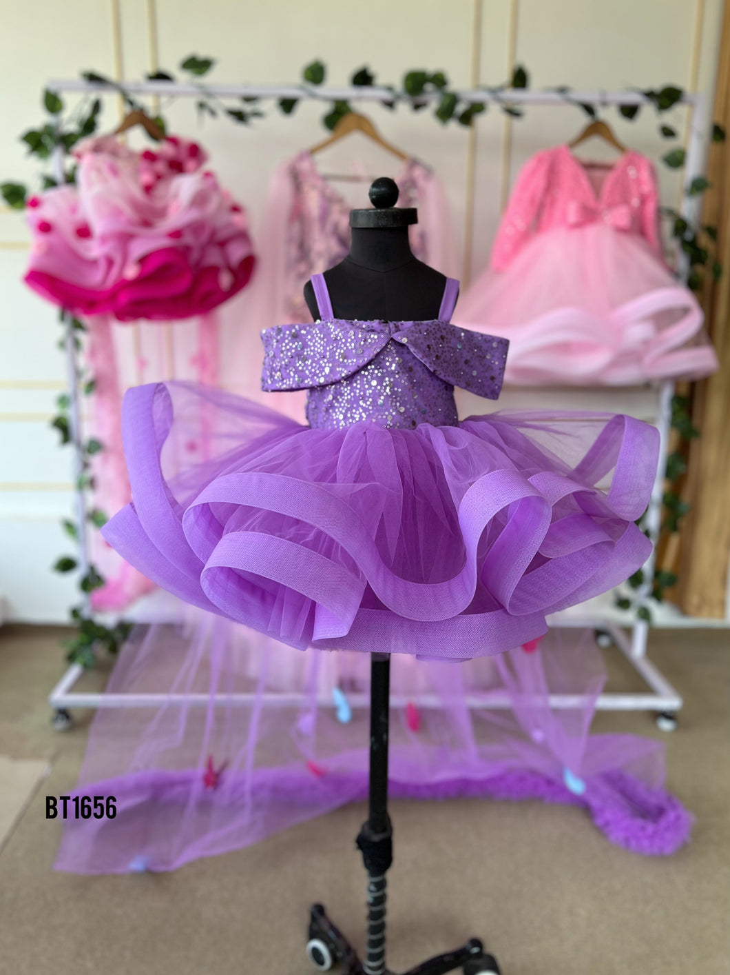 BT1656 Lavender Dream - Sparkling Party Dress