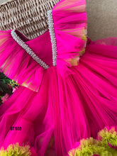 Load image into Gallery viewer, BT1659 Fuchsia Fantasy Tulle Dress