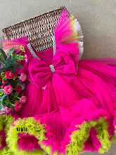 Load image into Gallery viewer, BT1659 Fuchsia Fantasy Tulle Dress