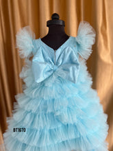 Load image into Gallery viewer, BT1670 Sky Blue Princess: Regal Party Gown for Toddlers