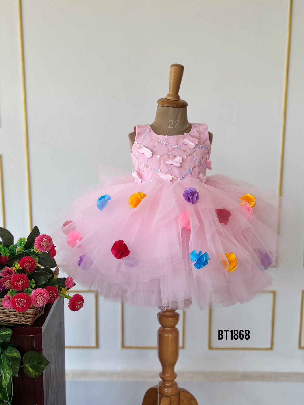 BT1868 Blossom Petal Party Dress
