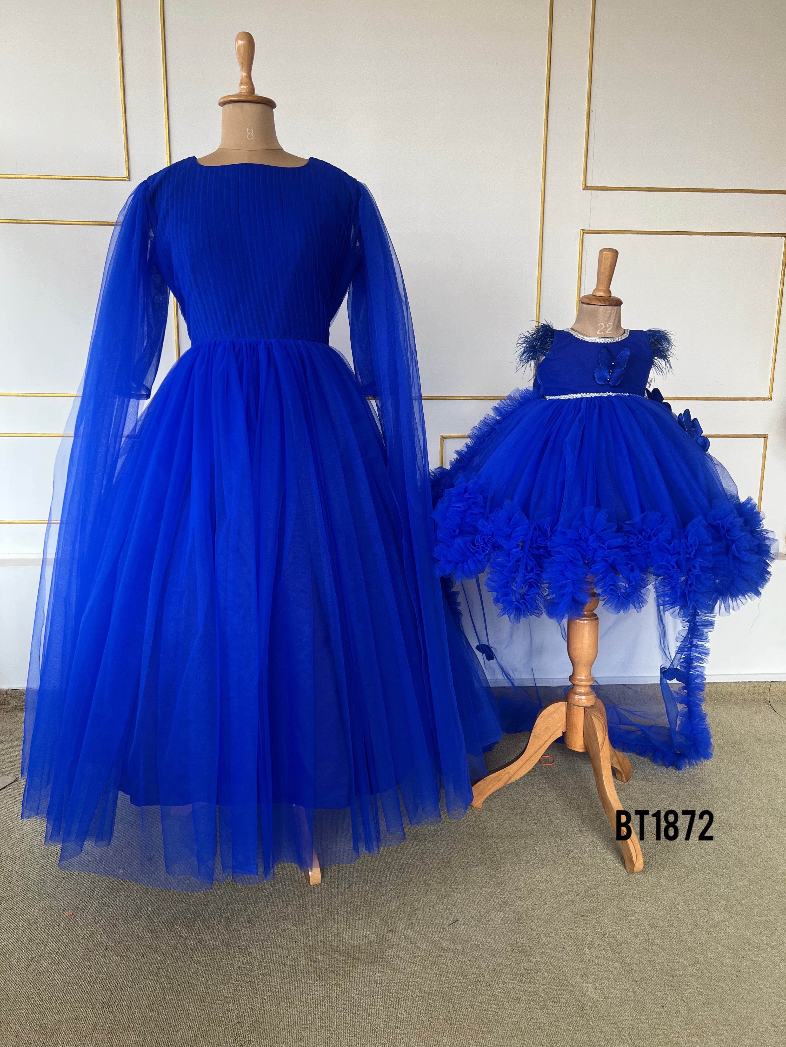 BT1872 Blue Harmony: Mother & Child Matched Elegance Set