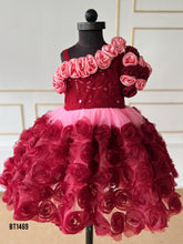 Load image into Gallery viewer, BT1469 Enchanted Rose Garden Party Dress