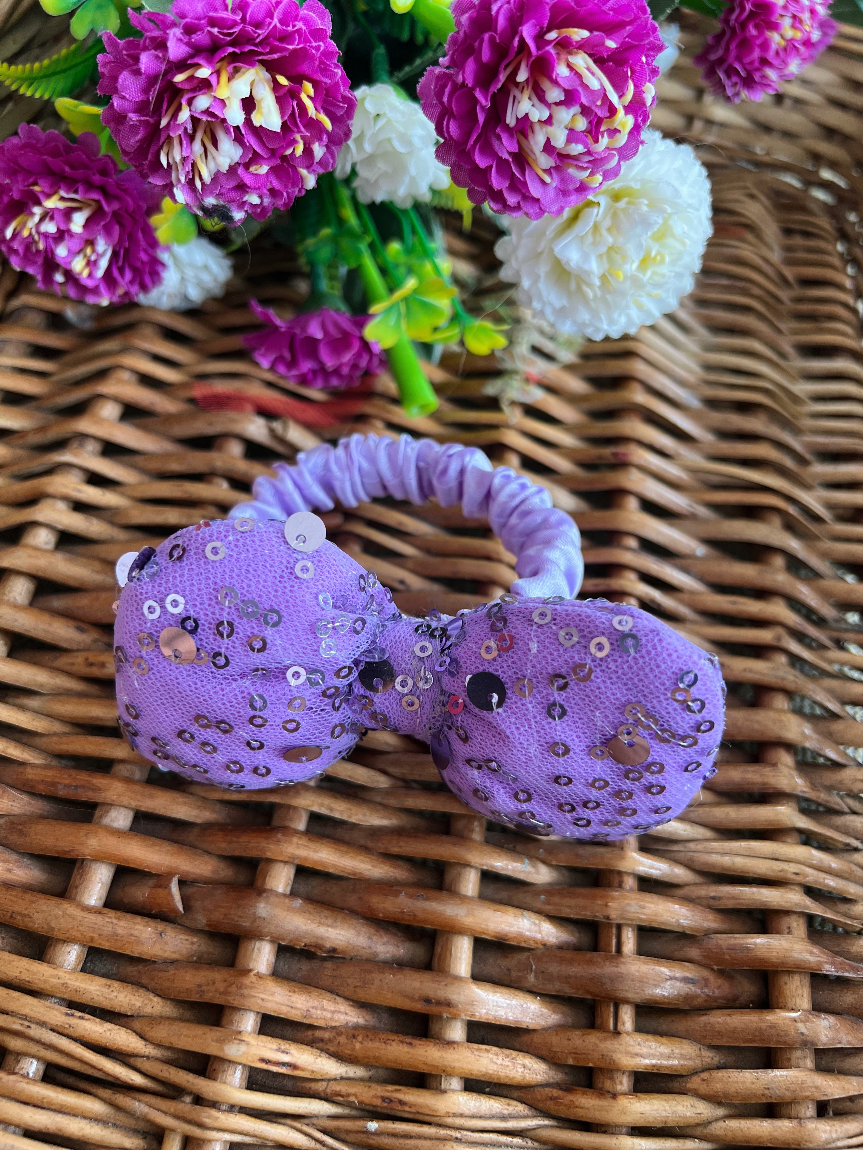 Lilac Sparkle Baby Headband