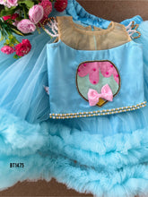 Load image into Gallery viewer, BT1475 Charming Aqua Ice Cream Dress - Sweet Celebrations Await!