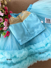 Load image into Gallery viewer, BT1475 Charming Aqua Ice Cream Dress - Sweet Celebrations Await!