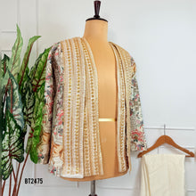 Load image into Gallery viewer, 🌿 BT2475 Royal Tapestry Dad Indo-Western Jacket Set