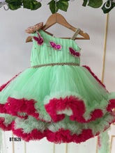 Load image into Gallery viewer, BT1626 Enchanted Blossom: A Whimsical Dress for Your Little Flower
