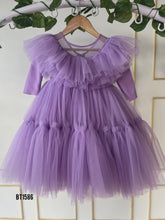 Load image into Gallery viewer, BT1586 Lavender Frost Festive Frock - Embrace the Winter Wonderland
