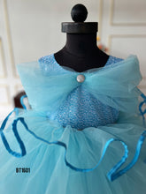 Load image into Gallery viewer, BT1601 Azure Angel: Whimsical Waves of Blue for Your Little Princess