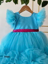 Load image into Gallery viewer, BT1629 Aquatic Whimsy: A Tulle Dream in Ocean Blue for Little Darlings
