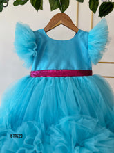 Load image into Gallery viewer, BT1629 Aquatic Whimsy: A Tulle Dream in Ocean Blue for Little Darlings