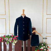 Load image into Gallery viewer, BT2313 🌟 Royal Charm Velvet Suit for Little Princes! 👑✨