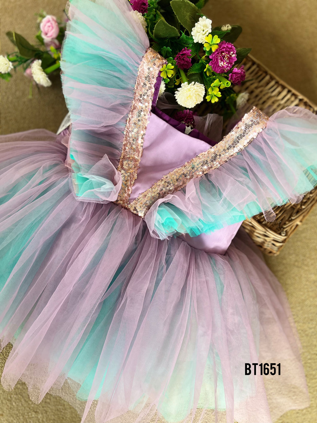 BT1651 Pastel Dream Dress - Your Little One's Perfect Party Outfit!