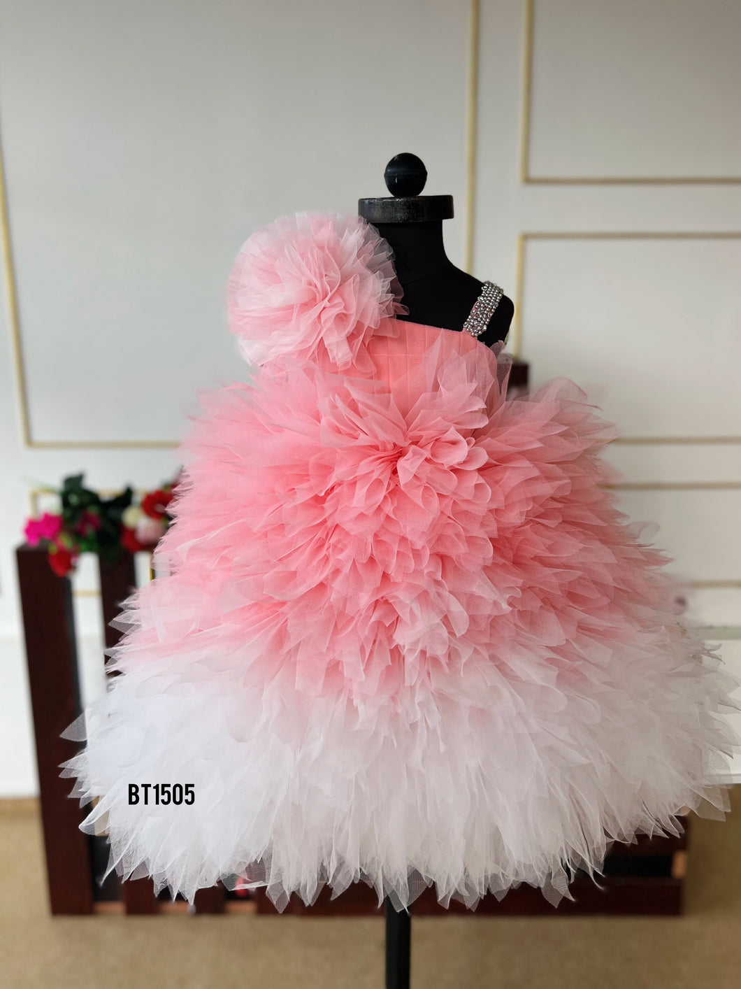 BT1505 Cotton Candy Dreams Dress - A Sprinkle of Sparkle and Sweetness