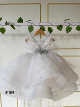 Load image into Gallery viewer, BT1894 Snowy Elegance Feathered Dress - Celestial Grace