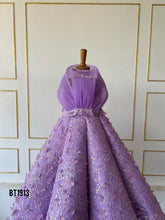 Load image into Gallery viewer, BT1913 Lavender Dream: Girls' Enchanted Party Gown