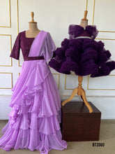 Load image into Gallery viewer, BT2060 💜 Elegant Mom-Baby Duo: Perfect for Special Celebrations 💜