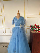 Load image into Gallery viewer, BT2118 💎 Elegant Blue Dream: Stunning Evening Gown for Moms to Shine! 💎