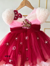 Load image into Gallery viewer, BT1570 Strawberry Sorbet Flutter Party Dress