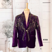 Load image into Gallery viewer, BT2536 Designer Baby Boy Party Wear Velvet Blazer