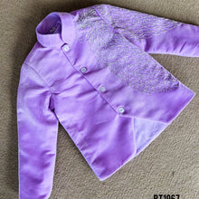 Load image into Gallery viewer, BT1967 Elegant Lilac Baby Boy Party Wear Jacket – Perfect for Special Celebrations