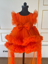 Load image into Gallery viewer, BT1493 Crimson Elegance - Chic Festive Ensemble for Little Darlings