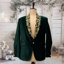 Load image into Gallery viewer, BT2600 - Men’s Royal Emerald Green Hand-Embroidered Jodhpuri