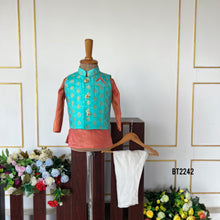 Load image into Gallery viewer, BT2242 🕌 Regal Ethnic Charm – The Ultimate Festive Look for Your Little Prince! ✨👑