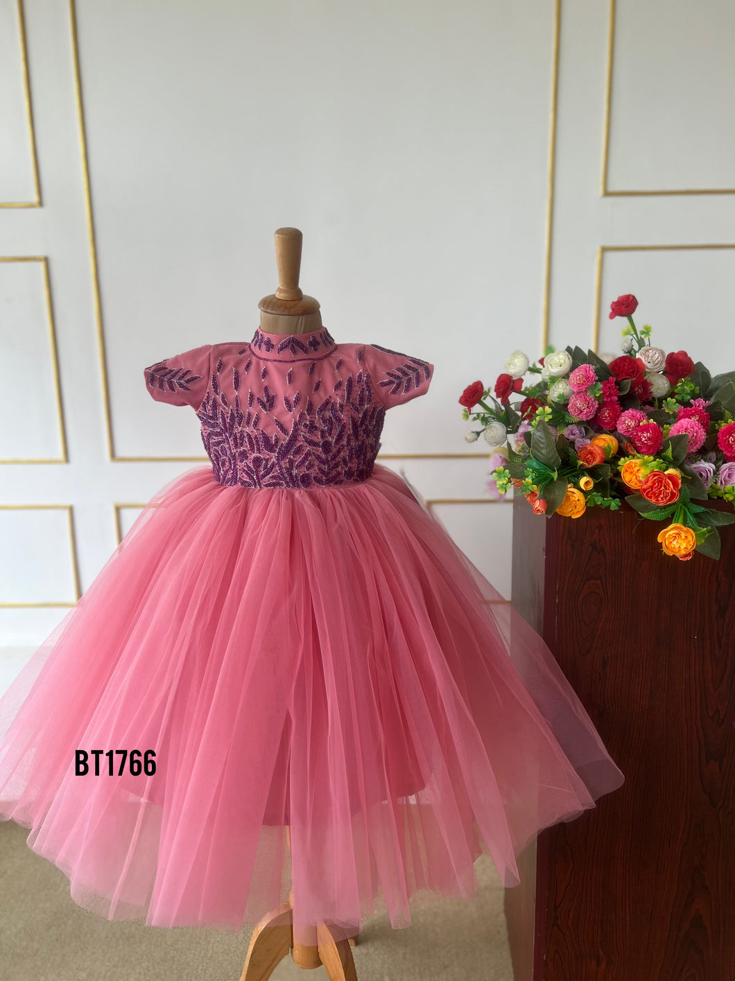 BT1766  Majestic Pink Celebration Gown - Every Moment Treasured