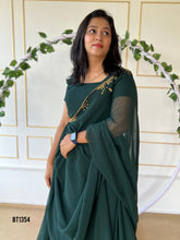 Load image into Gallery viewer, BT1354 Emerald Elegance: Chic Mother & Child Ensemble