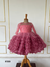 Load image into Gallery viewer, BT2028 🌹 Blush Rose Princess Dress – Perfect for Your Little Star 🌹