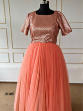 Load image into Gallery viewer, BT1495 Coral Elegance: Mommy & Baby Soiree Set