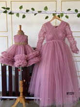 Load image into Gallery viewer, BT2211 Elegant Pink Mom-Daughter Gown Set 💕✨