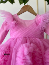 Load image into Gallery viewer, BT1640 Pink Petal Princess - Enchanted Tulle Baby Gown