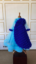 Load image into Gallery viewer, BT1847 Azure Blossom Tulle Party Dress for Little Princesses