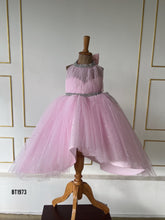 Load image into Gallery viewer, BT1973 🌸 Pretty in Pink: Sparkling Gown for Little Stars 🌸