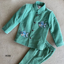 Load image into Gallery viewer, BT2303 🐠 Ocean Explorer Royal Set – Dive into Style for Your Little Prince! 🌊