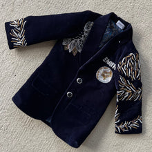 Load image into Gallery viewer, BT2223 Galaxy Theme Velvet Party Wear Suit for Little Boys🌌✨
