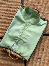 Load image into Gallery viewer, BT1627 Spring Splendor: Boys' Refreshing Green Kurta Set