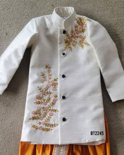 Load image into Gallery viewer, BT2245 🌸 Ivory Royal Sherwani – A Timeless Blend of Elegance & Tradition! 👑✨