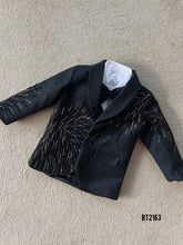 Load image into Gallery viewer, BT2163 Black Designer Party Wear Suit For Boys ✨🖤